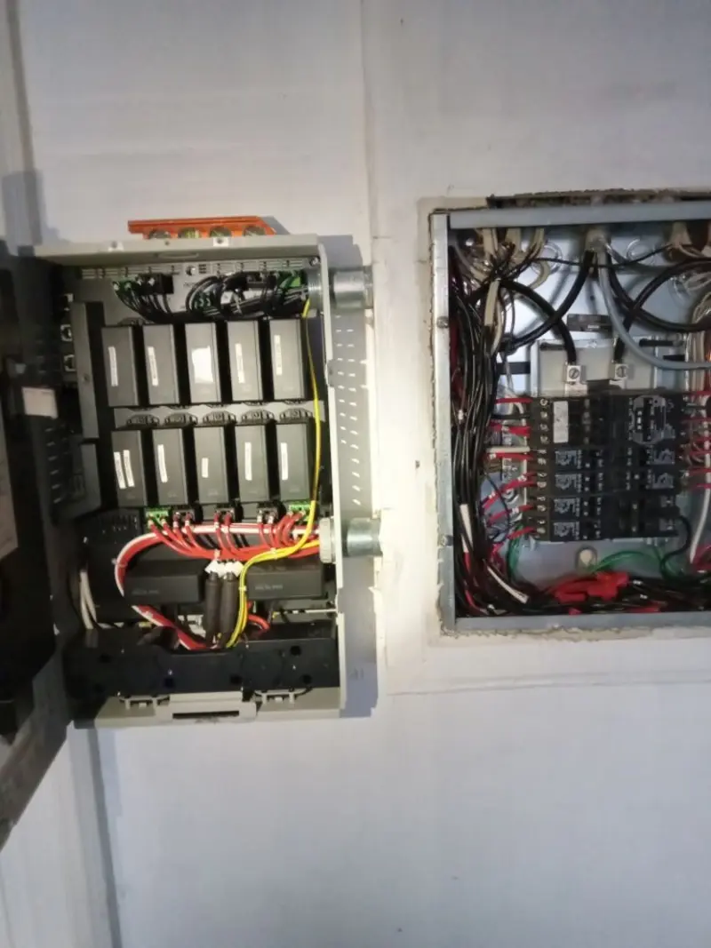 Electrical panel upgrade completed for Security Camera Wiring in La Mesa